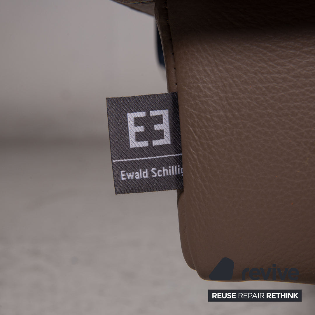 Ewald Schillig Brand Face Leder Sofa Braun Ecksofa Couch