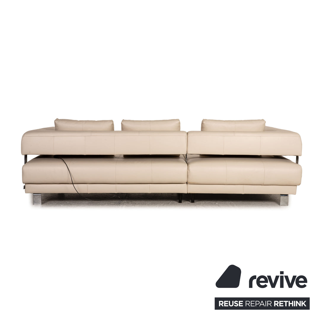 Ewald Schillig Brand Face Sofa Creme Ecksofa Couch elektr. Funktion