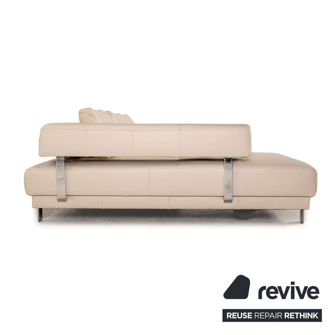 Ewald Schillig Brand Face Sofa Creme Ecksofa Couch elektr. Funktion