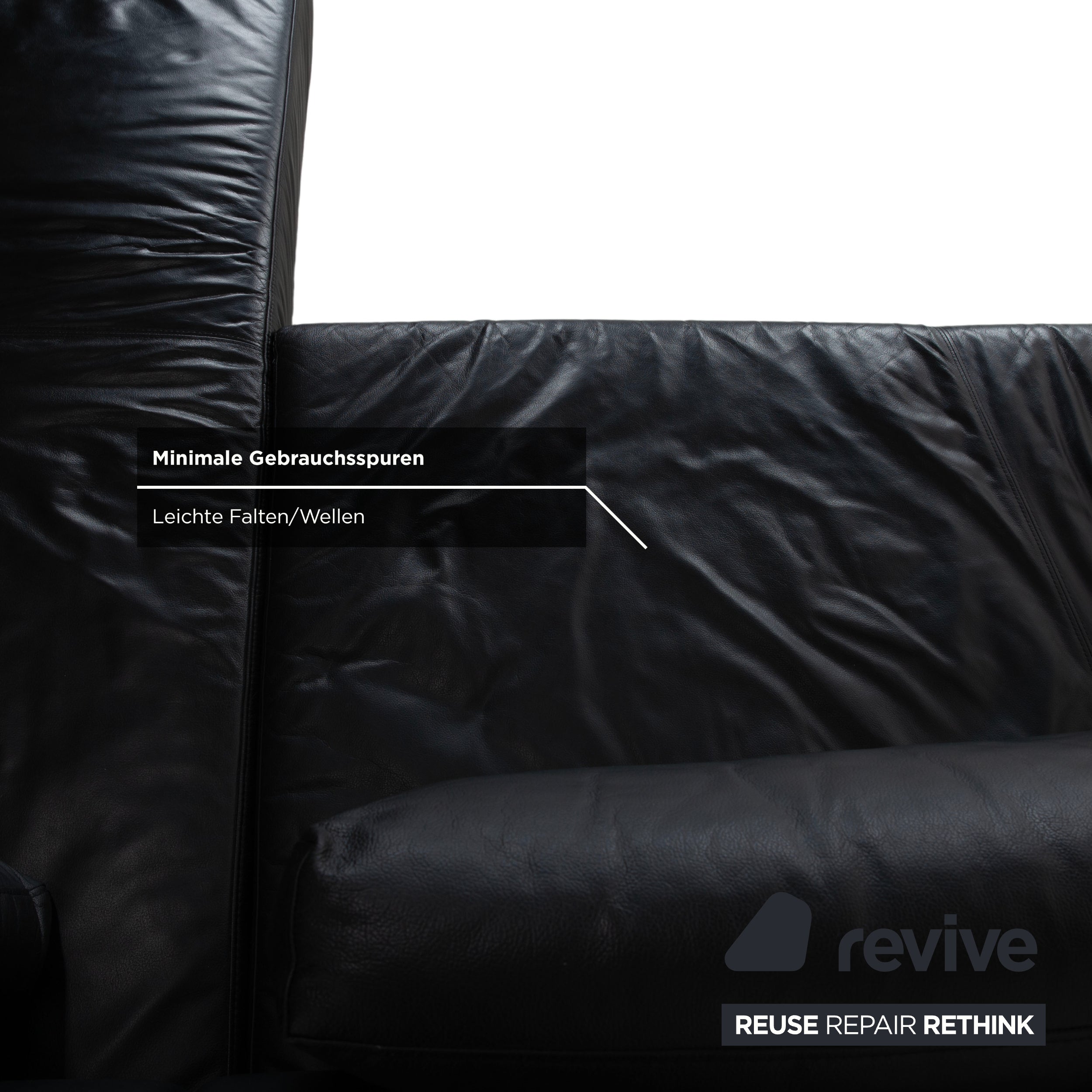 Ewald Schillig Brand Face Sofa Schwarz Ecksofa Couch