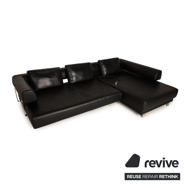 Ewald Schillig Brand Face Sofa Black corner sofa couch function