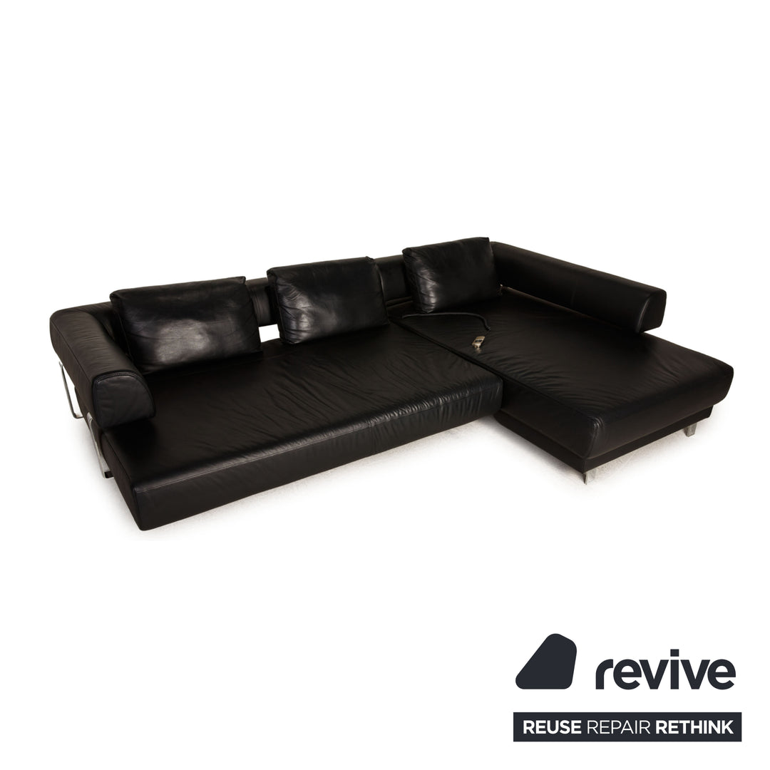 Ewald Schillig Brand Face Sofa Schwarz Ecksofa Couch Funktion