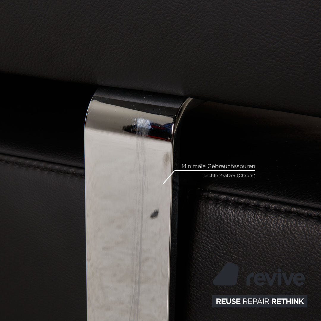 Ewald Schillig Brand Face Sofa Schwarz Ecksofa Couch Funktion