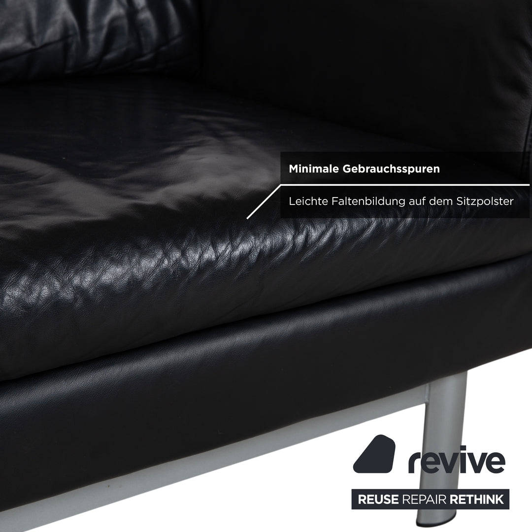 Ewald Schillig Columbo Canapé compact en cuir au confort fonctionnel
