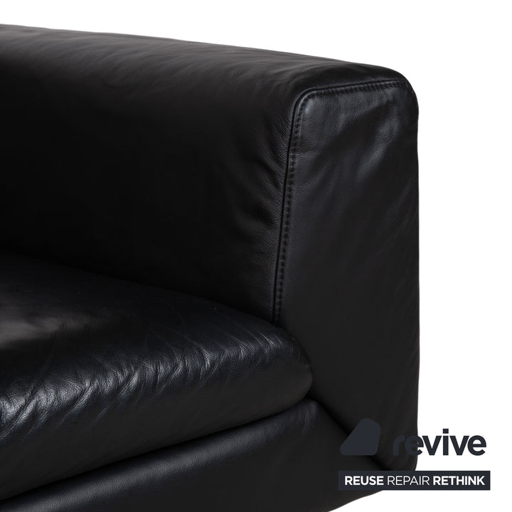 Ewald Schillig Columbo Canapé compact en cuir au confort fonctionnel