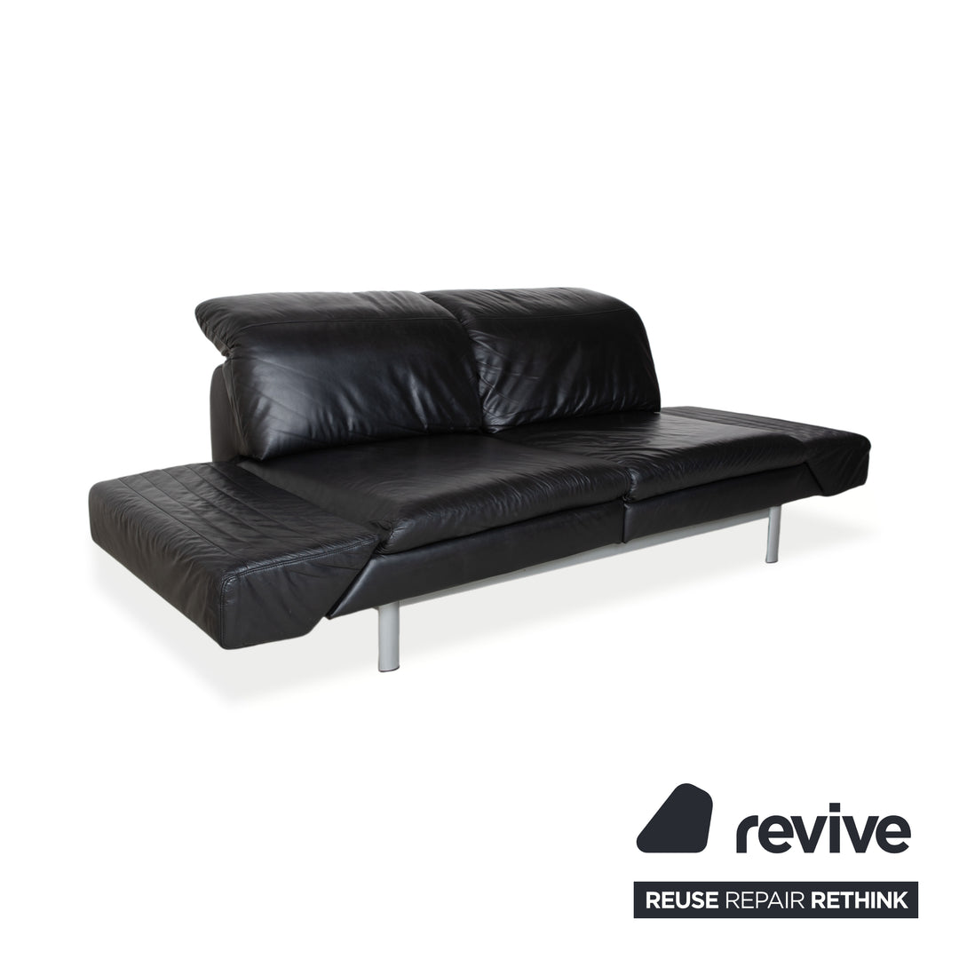 Ewald Schillig Columbo Canapé compact en cuir au confort fonctionnel