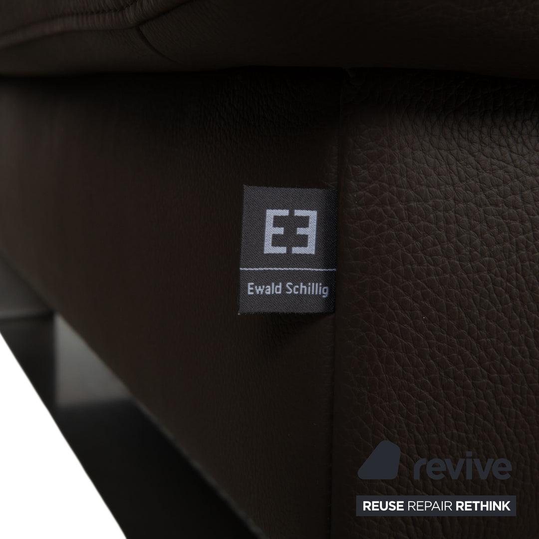 Ewald Schillig Concept Plus Leder Ecksofa Braun Sofa Couch