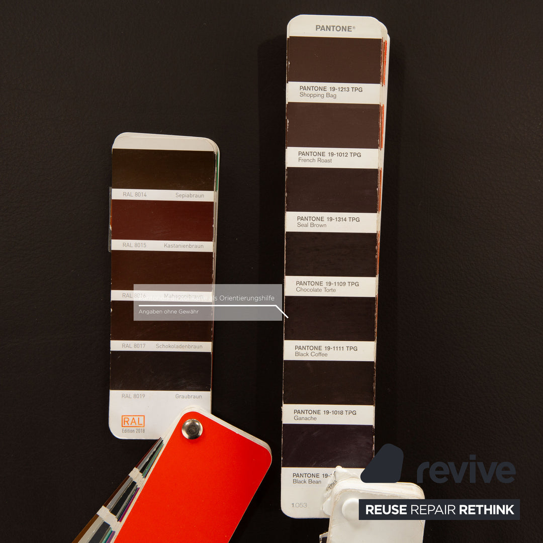 Ewald Schillig Concept Plus Leder Hocker Dunkelbraun