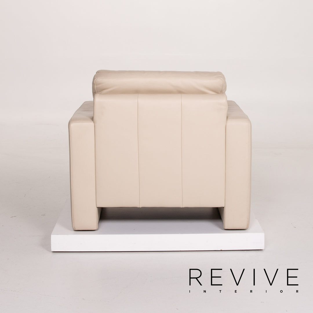 Ewald Schillig Concept Plus leather armchair cream #12548