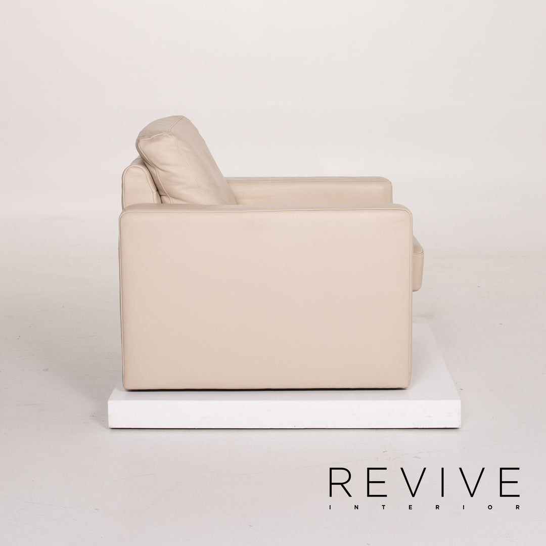 Ewald Schillig Concept Plus leather armchair cream #12548