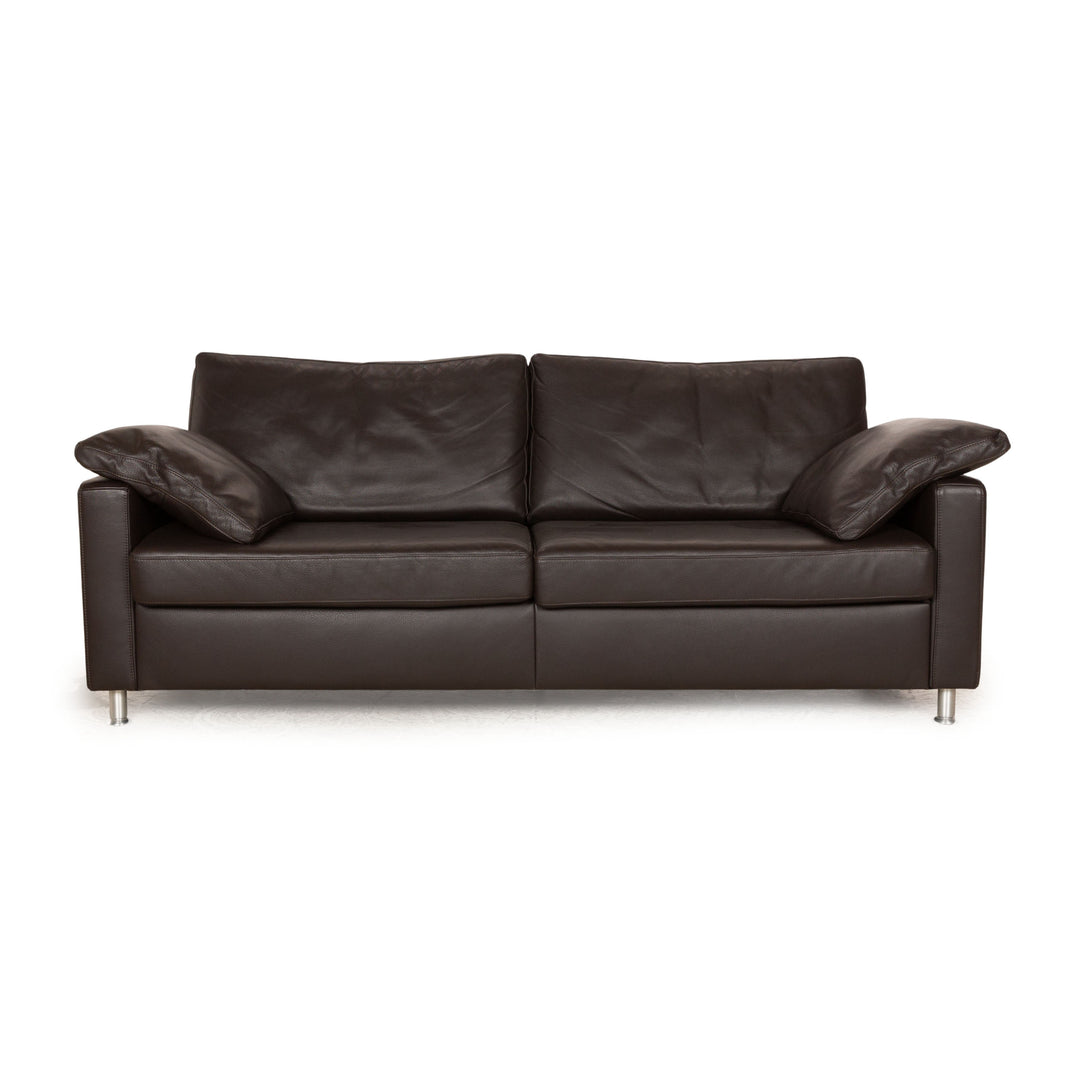 Ewald Schillig Concept Plus Leder Zweisitzer Braun manuelle Funktion Sofa Couch