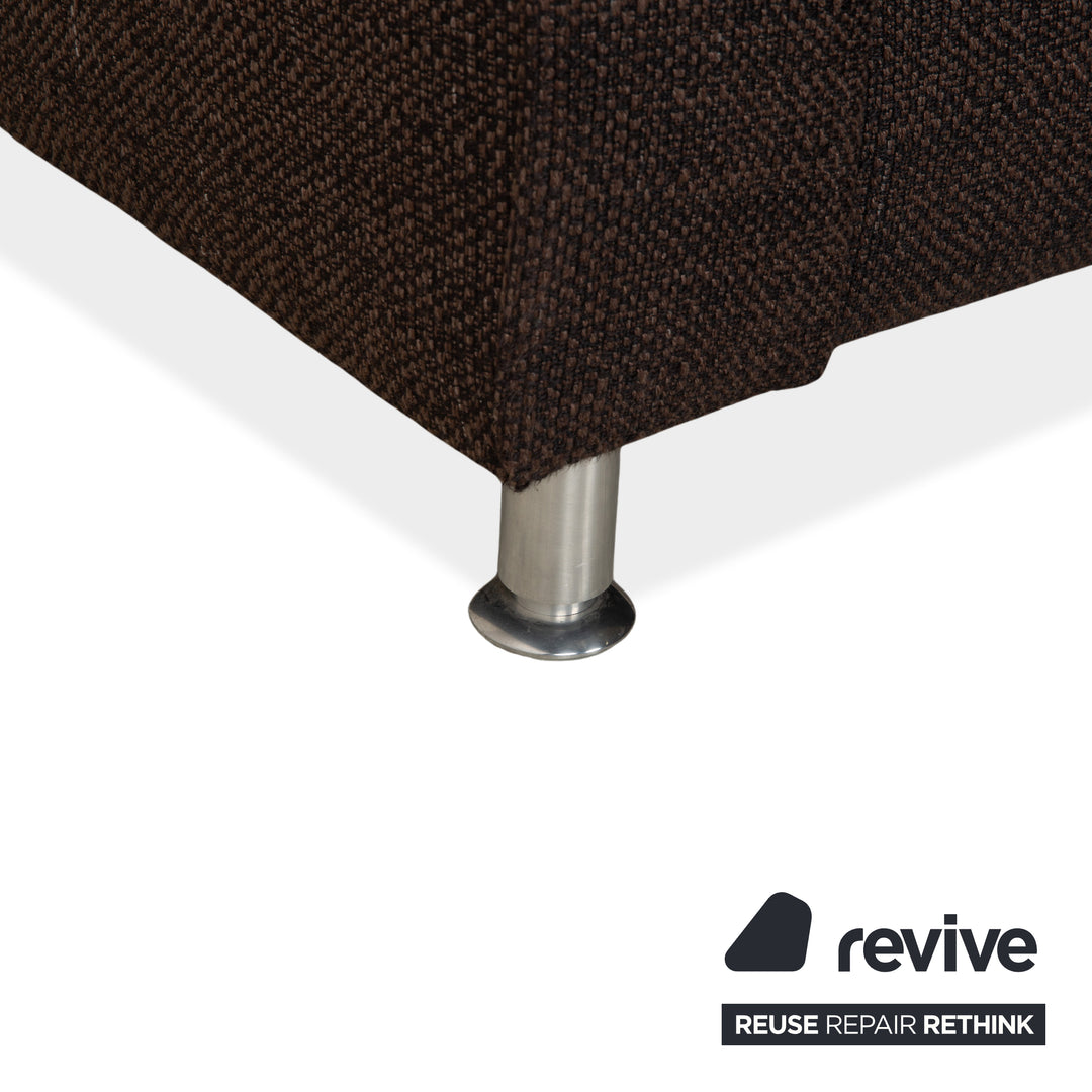 Ewald Schillig Concept Plus Fabric Corner Sofa Brown Grey Sofa Couch