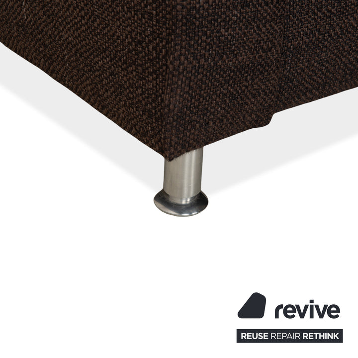 Ewald Schillig Concept Plus Fabric Corner Sofa Brown Grey Sofa Couch