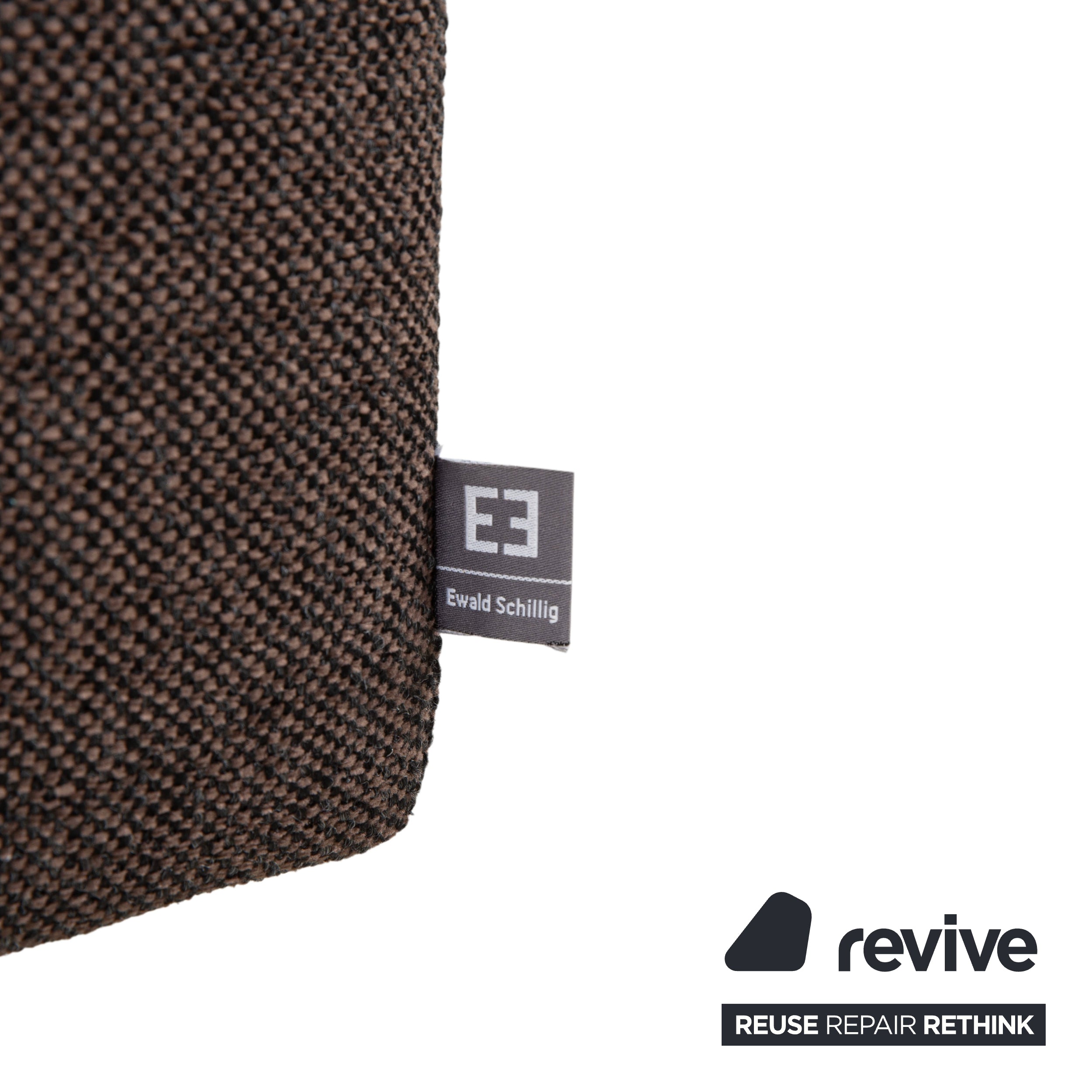Canapé d'angle en tissu Ewald Schillig Concept Plus marron gris
