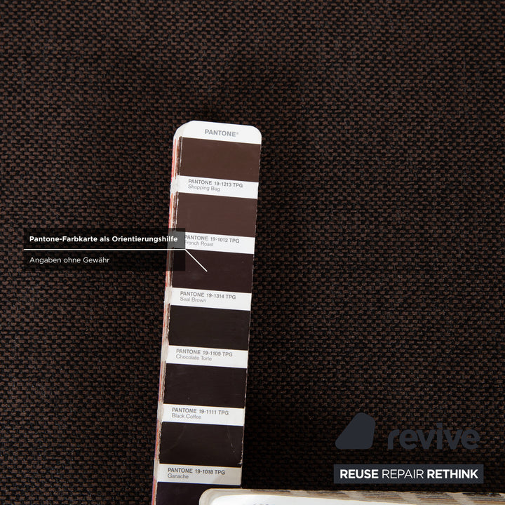 Canapé d'angle en tissu Ewald Schillig Concept Plus marron gris