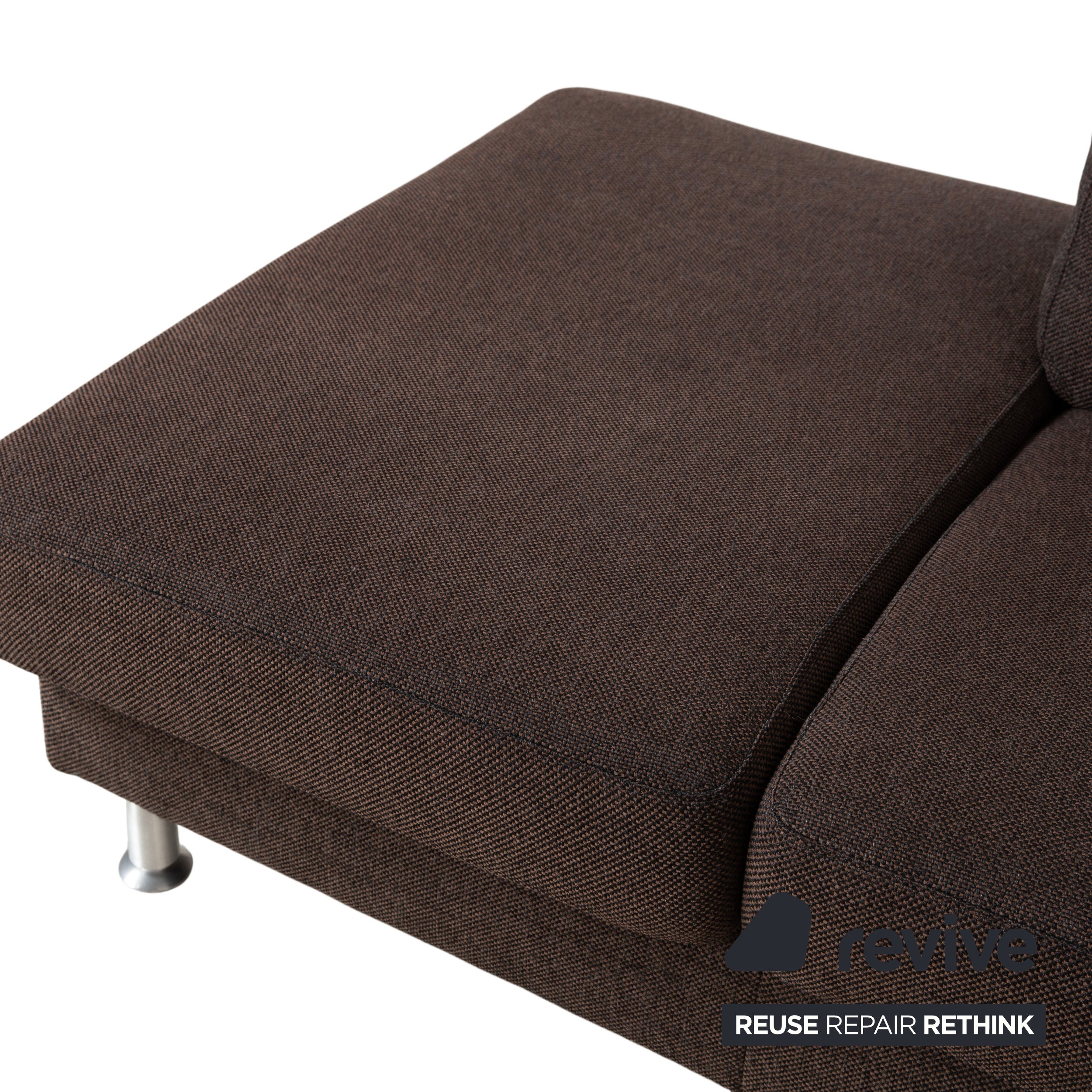 Canapé d'angle en tissu Ewald Schillig Concept Plus marron gris