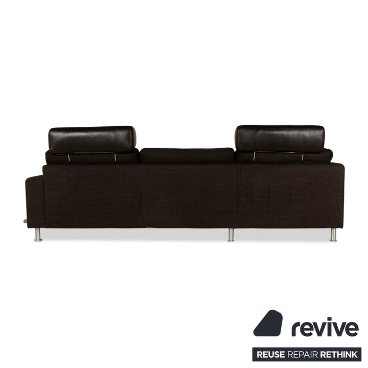 Ewald Schillig Concept Plus Fabric Corner Sofa Black Sofa Couch