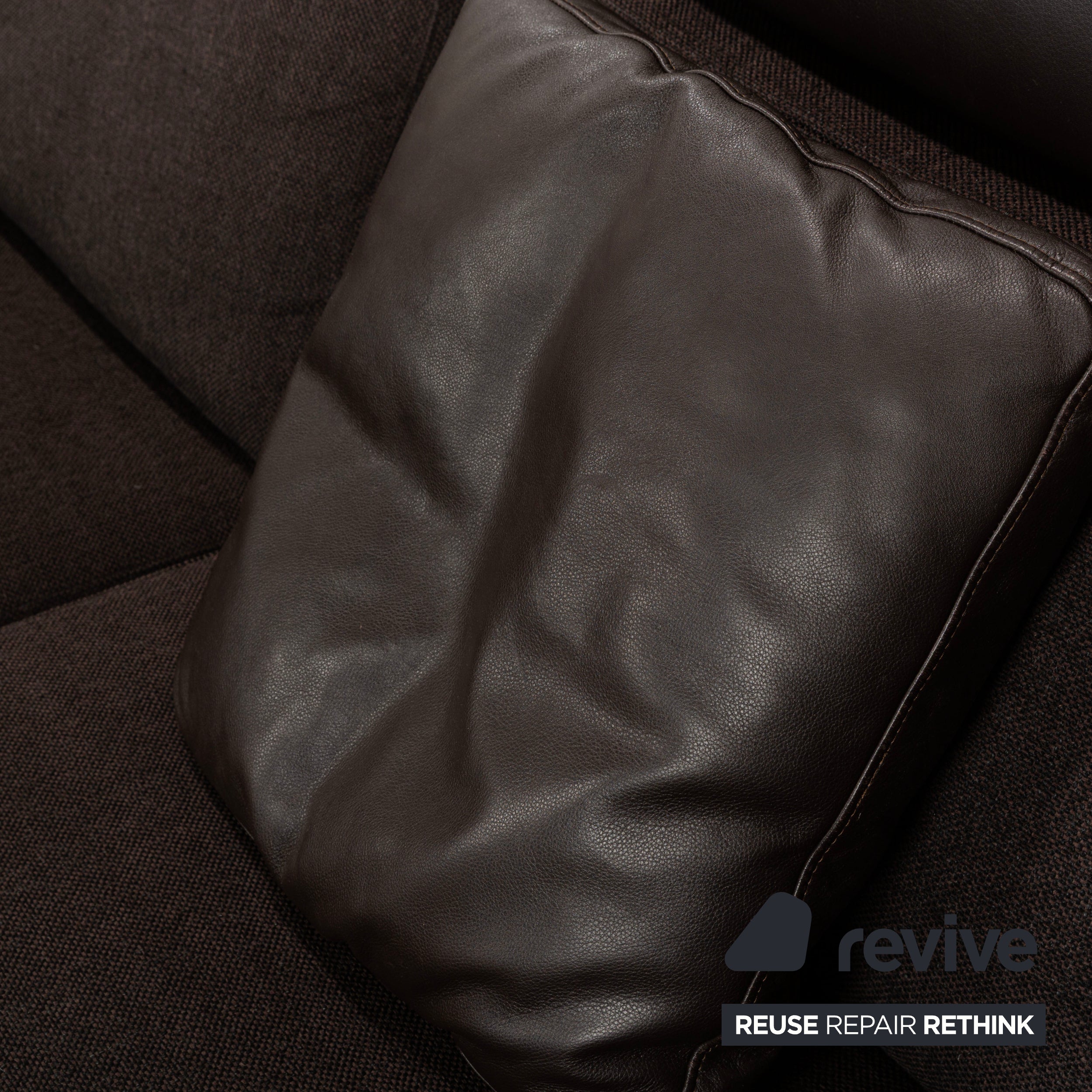 Canapé d'angle en tissu Ewald Schillig Concept Plus noir