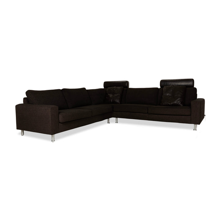 Ewald Schillig Concept Plus Fabric Corner Sofa Black Sofa Couch