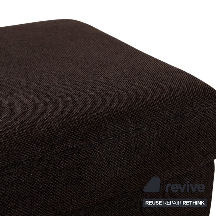 Ewald Schillig Concept Plus Stoff Garnitur Ecksofa Hocker Braun Grau Sofa Couch