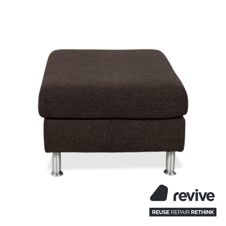 Ewald Schillig Concept Plus Stoff Garnitur Ecksofa Hocker Braun Grau Sofa Couch