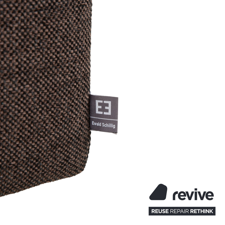 Ewald Schillig Concept Plus Stoff Garnitur Ecksofa Hocker Braun Grau Sofa Couch