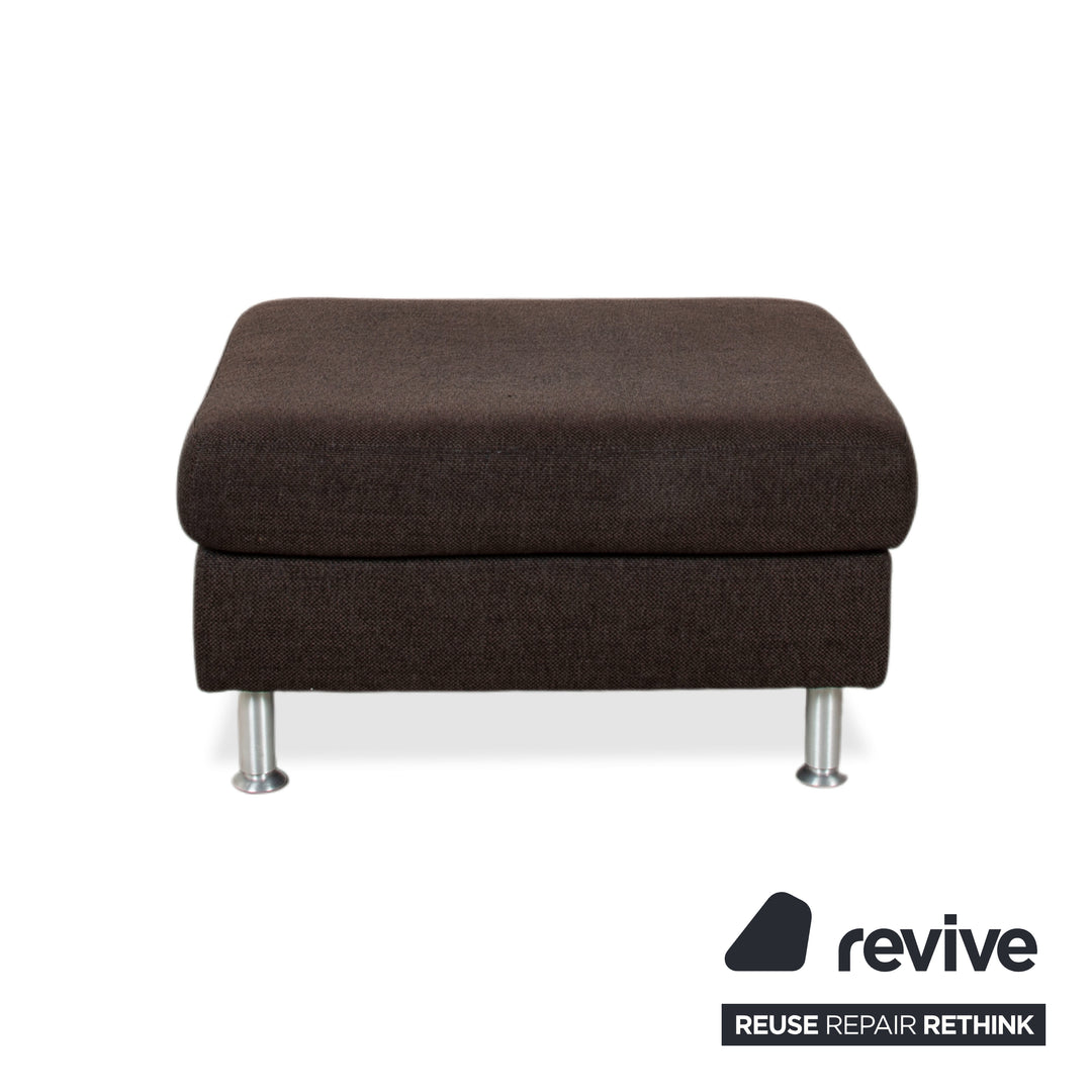 Ewald Schillig Concept Plus Stoff Garnitur Ecksofa Hocker Braun Grau Sofa Couch