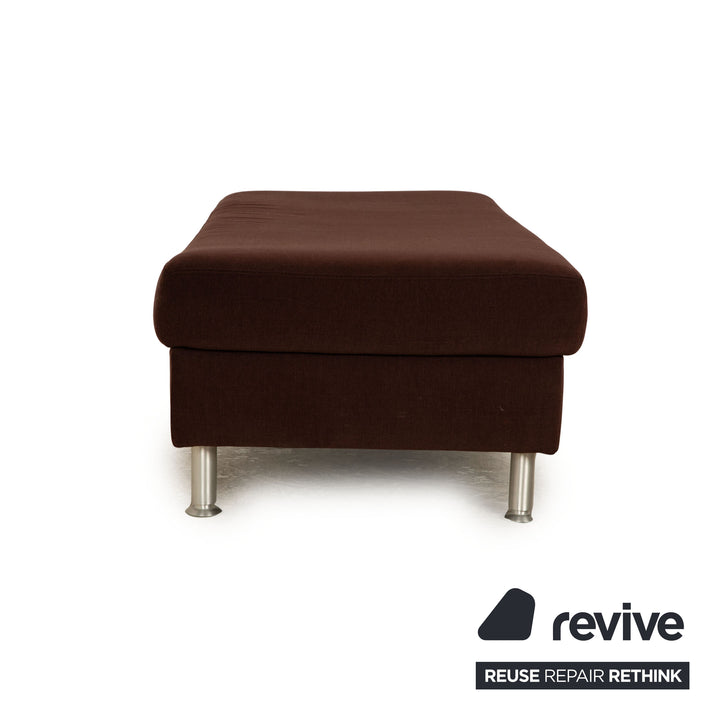 Ewald Schillig Concept Plus Stoff Hocker Braun