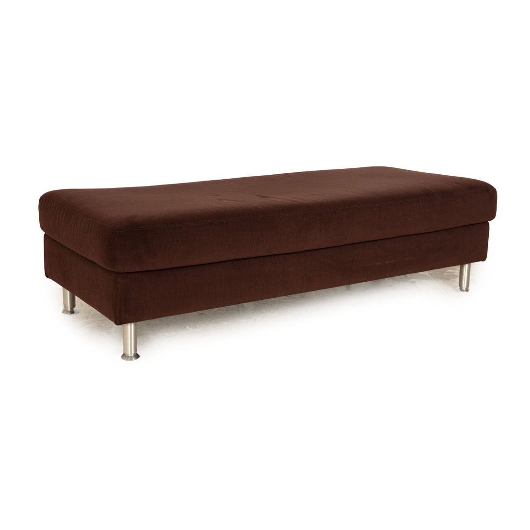 Ewald Schillig Concept Plus Stoff Hocker Braun