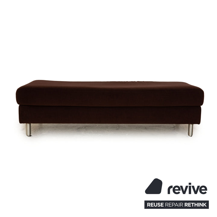 Ewald Schillig Concept Plus Stoff Hocker Braun