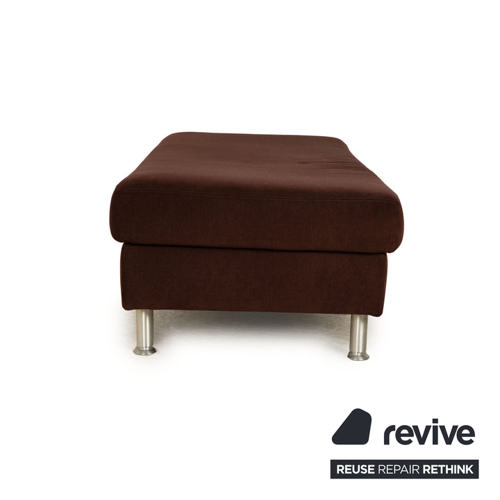 Ewald Schillig Concept Plus Stoff Hocker Braun
