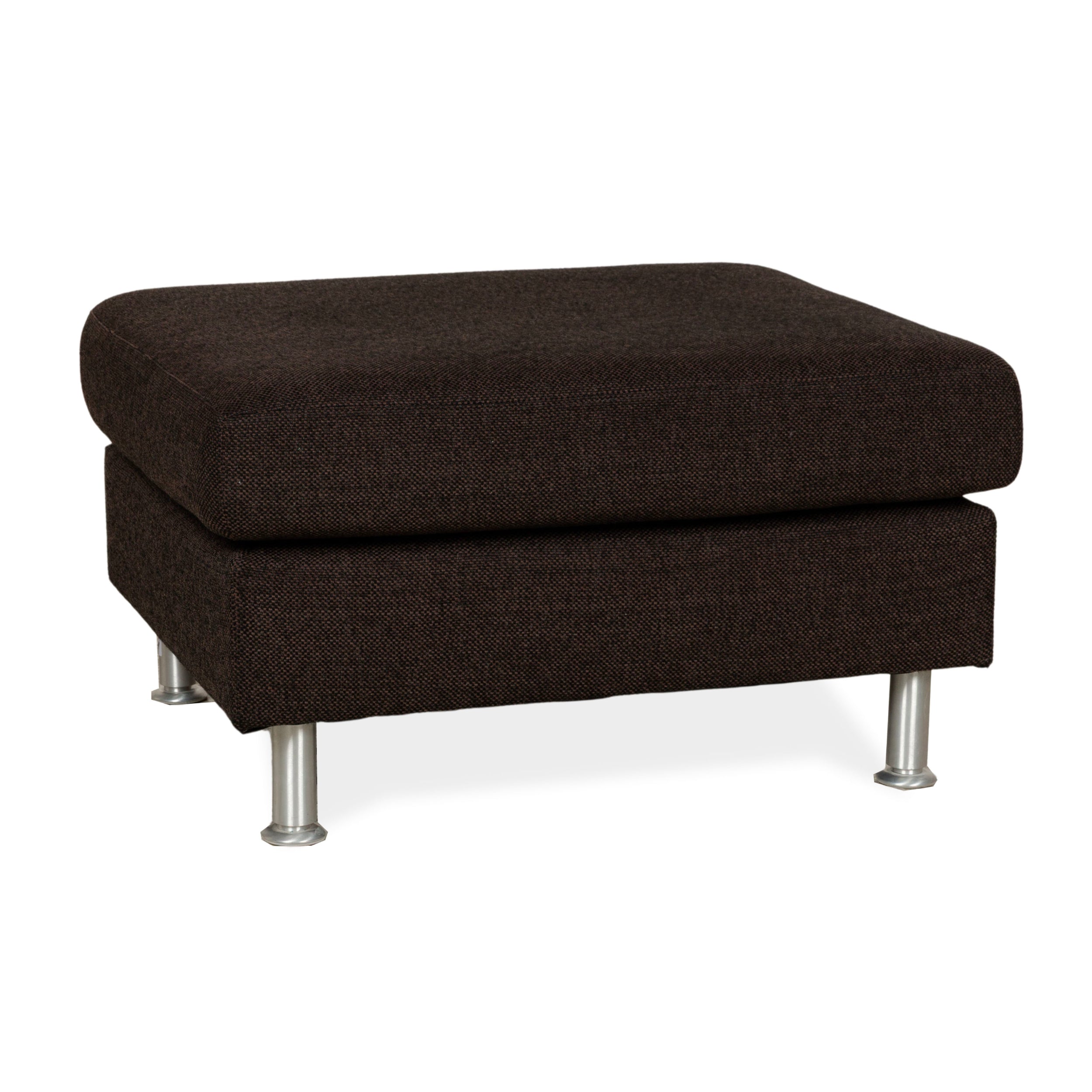 Ewald Schillig Tabouret Concept Plus en tissu noir