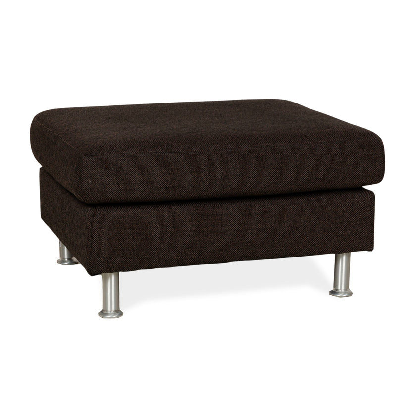 Ewald Schillig Tabouret Concept Plus en tissu noir