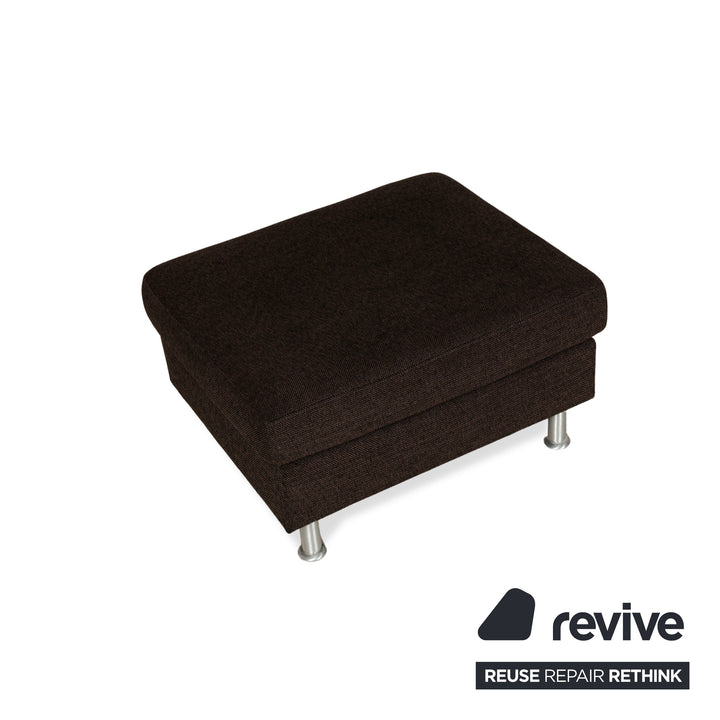 Ewald Schillig Concept Plus Fabric Stool Black