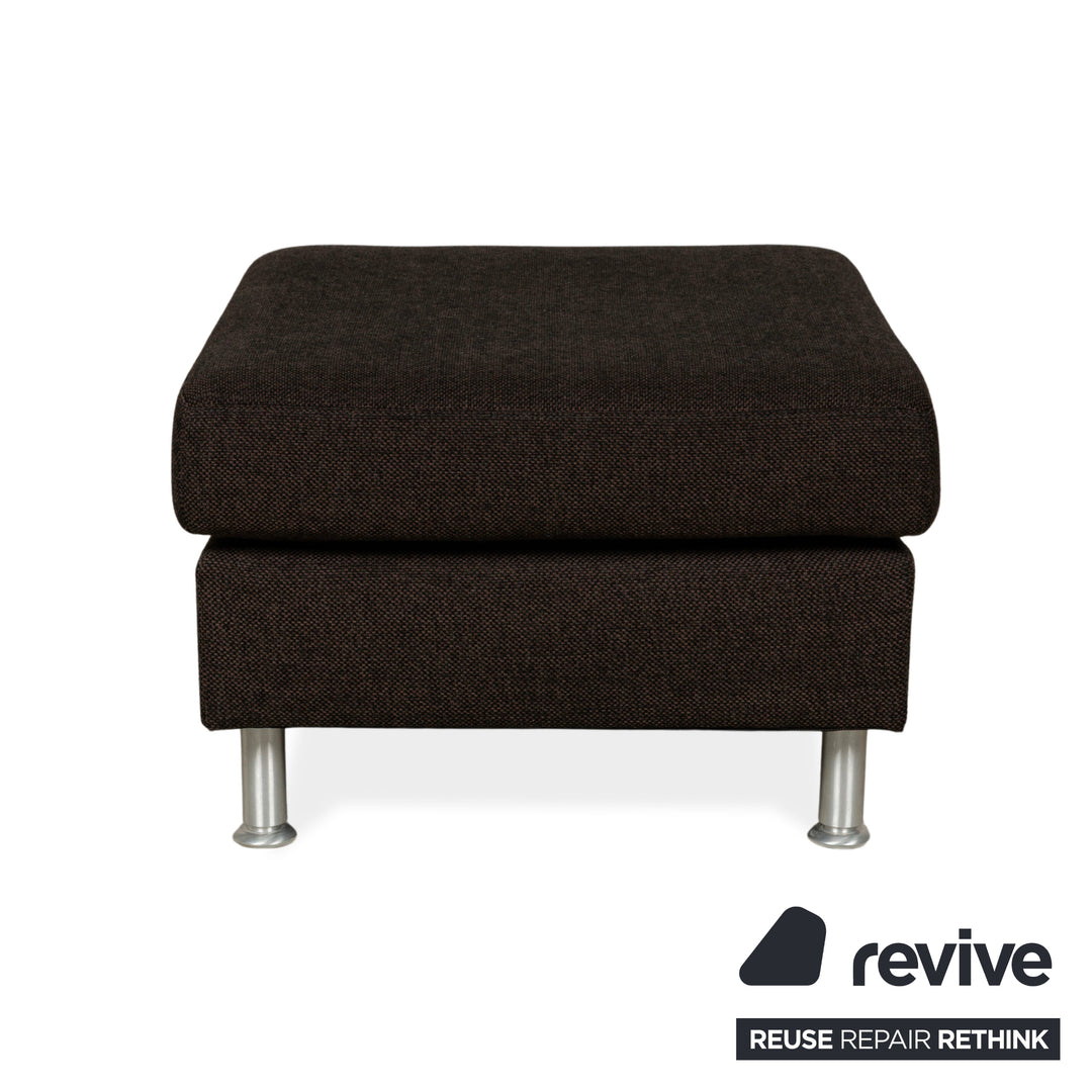 Ewald Schillig Concept Plus Fabric Stool Black