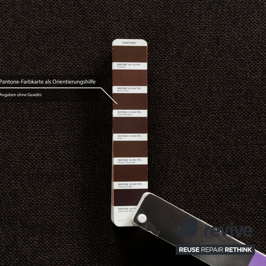 Ewald Schillig Concept Plus Stoff Sessel inkl. Hocker Schwarz