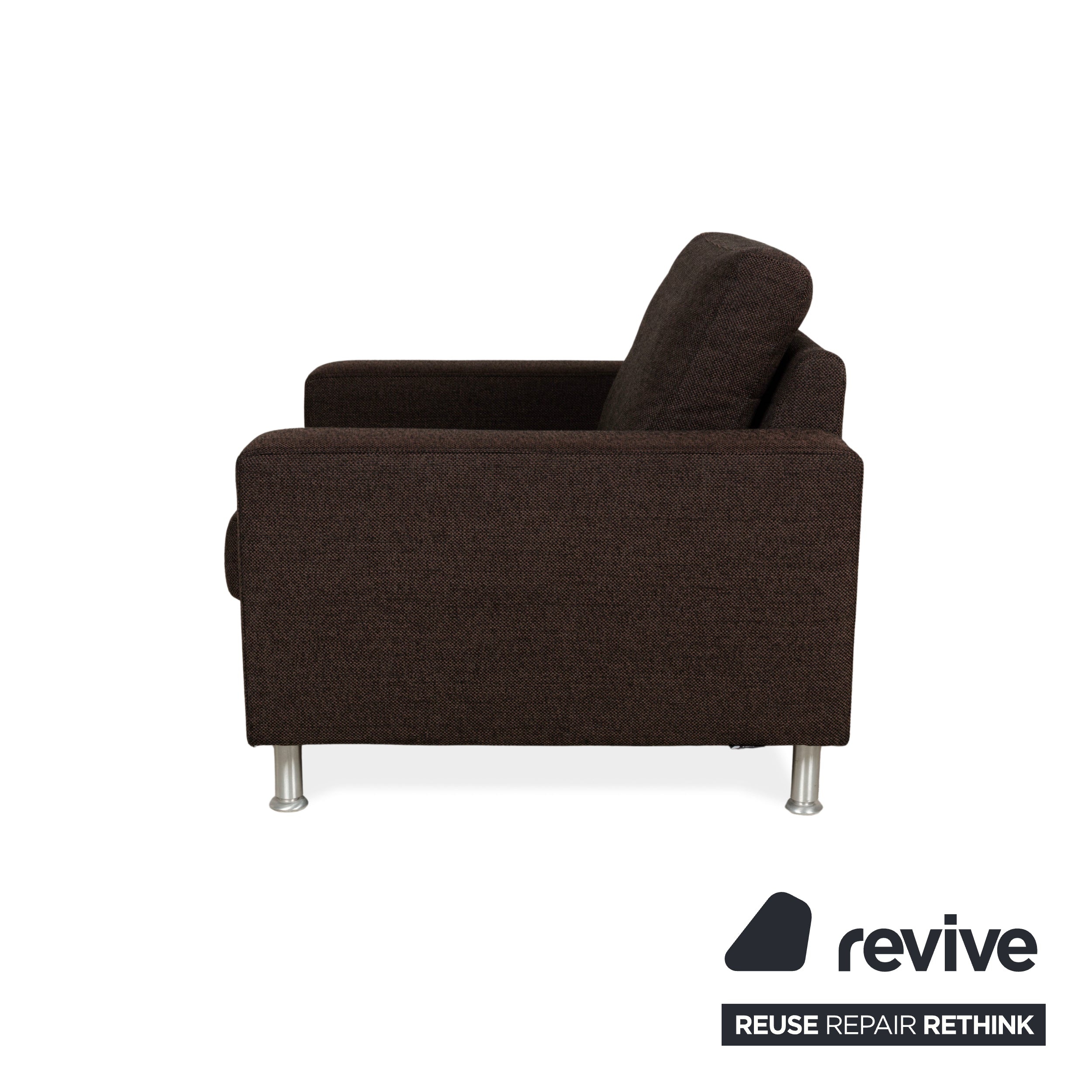 Ewald Schillig Fauteuil Concept Plus en tissu noir