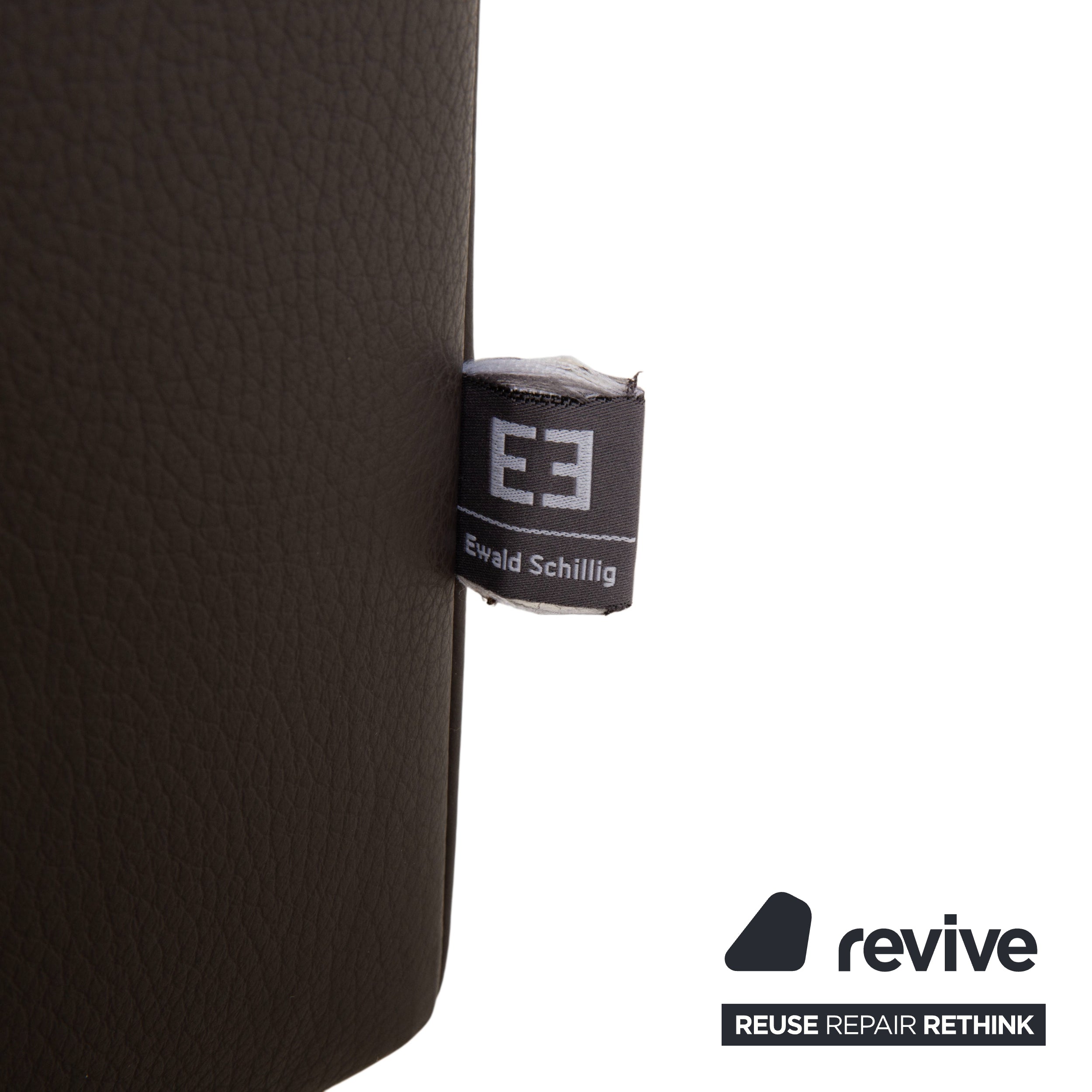 Ewald Schillig Courage Leder Ecksofa Braun manuelle Funktion Sofa Couch