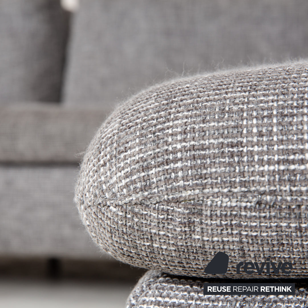 Ewald Schillig Diva Stoff Ecksofa Grau manuelle Funktion Sofa Couch