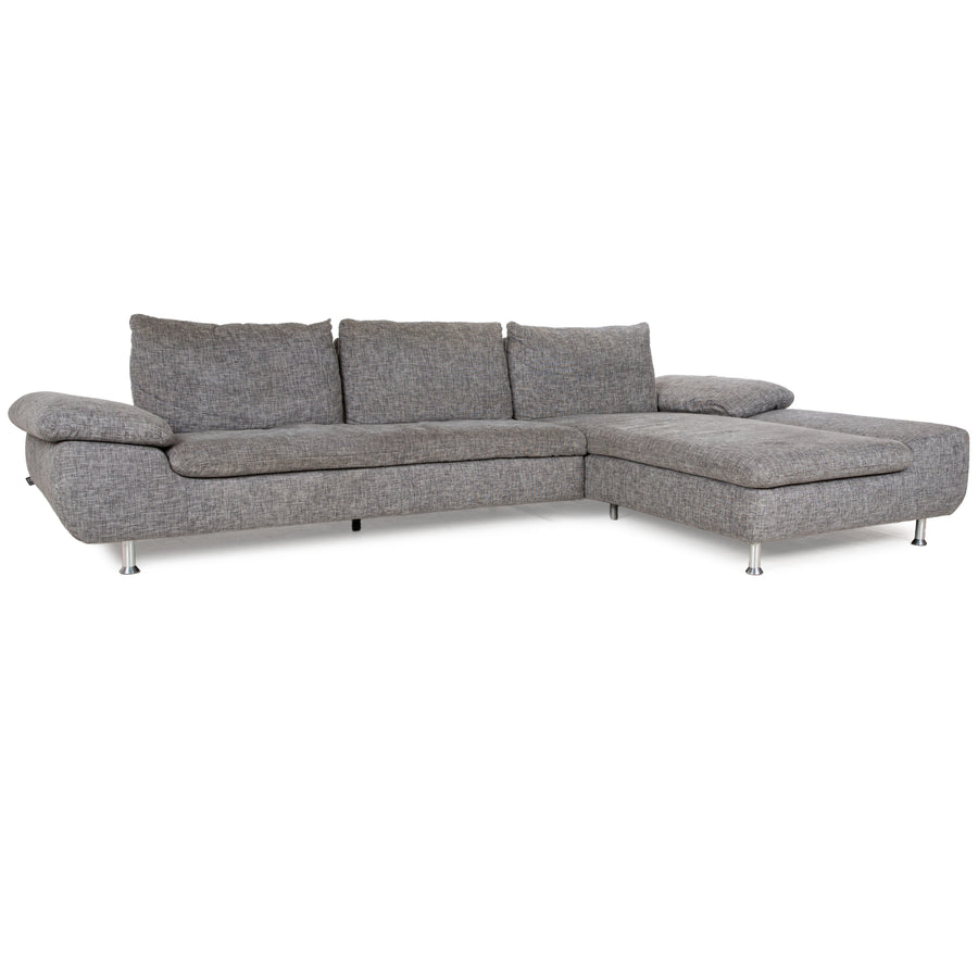 Ewald Schillig Diva Stoff Ecksofa Grau manuelle Funktion Sofa Couch