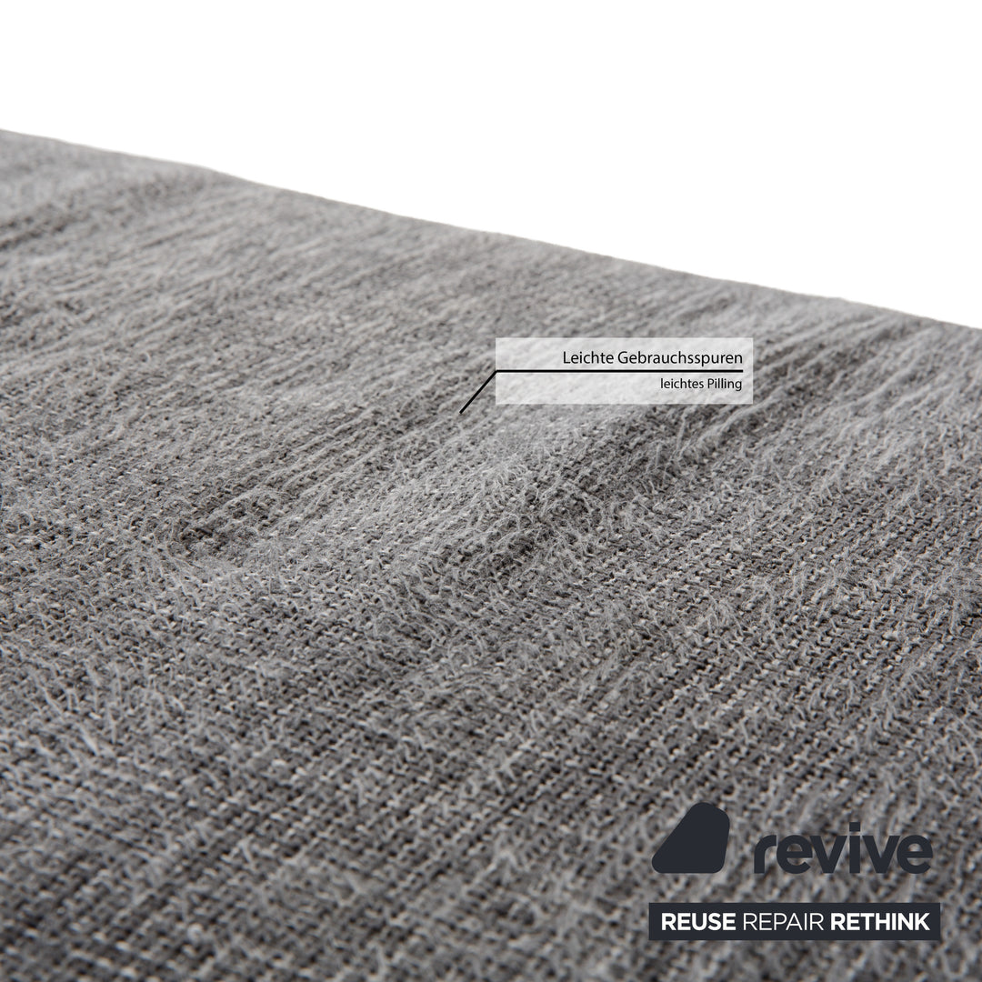 Ewald Schillig Diva Stoff Ecksofa Grau manuelle Funktion Sofa Couch