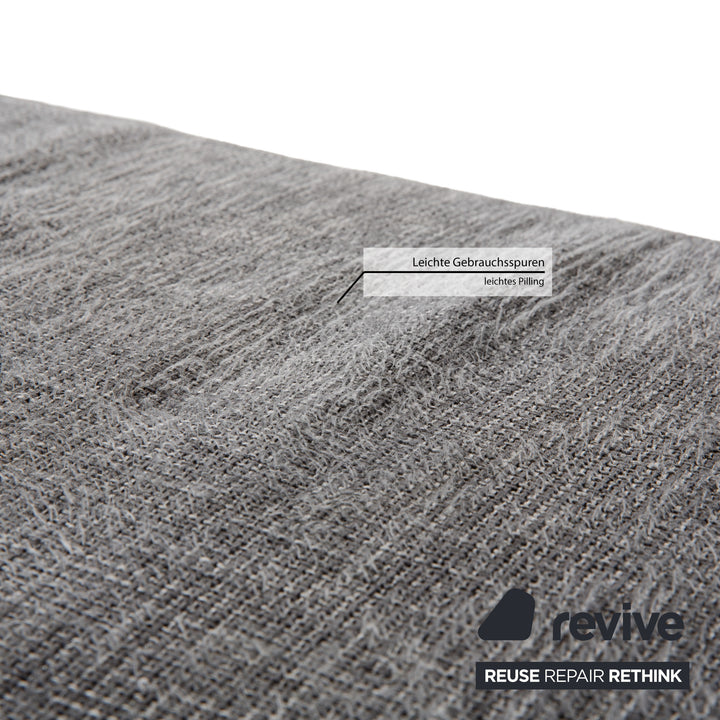 Ewald Schillig Diva Stoff Ecksofa Grau manuelle Funktion Sofa Couch