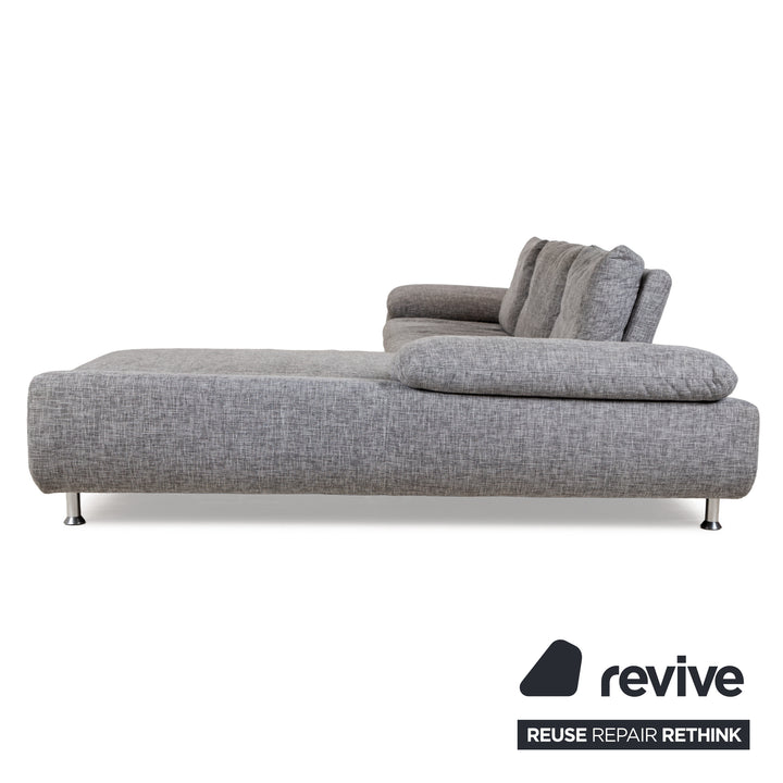Ewald Schillig Diva Stoff Ecksofa Grau manuelle Funktion Sofa Couch