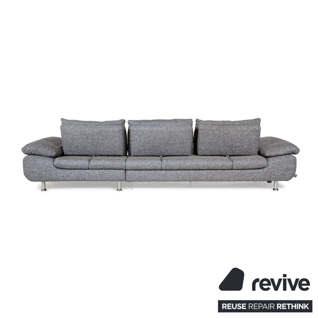 Ewald Schillig Diva Stoff Ecksofa Grau manuelle Funktion Sofa Couch