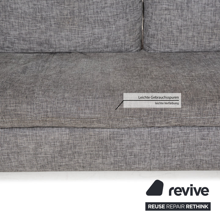 Ewald Schillig Diva Stoff Ecksofa Grau manuelle Funktion Sofa Couch