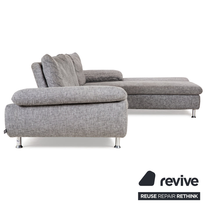 Ewald Schillig Diva Stoff Ecksofa Grau manuelle Funktion Sofa Couch