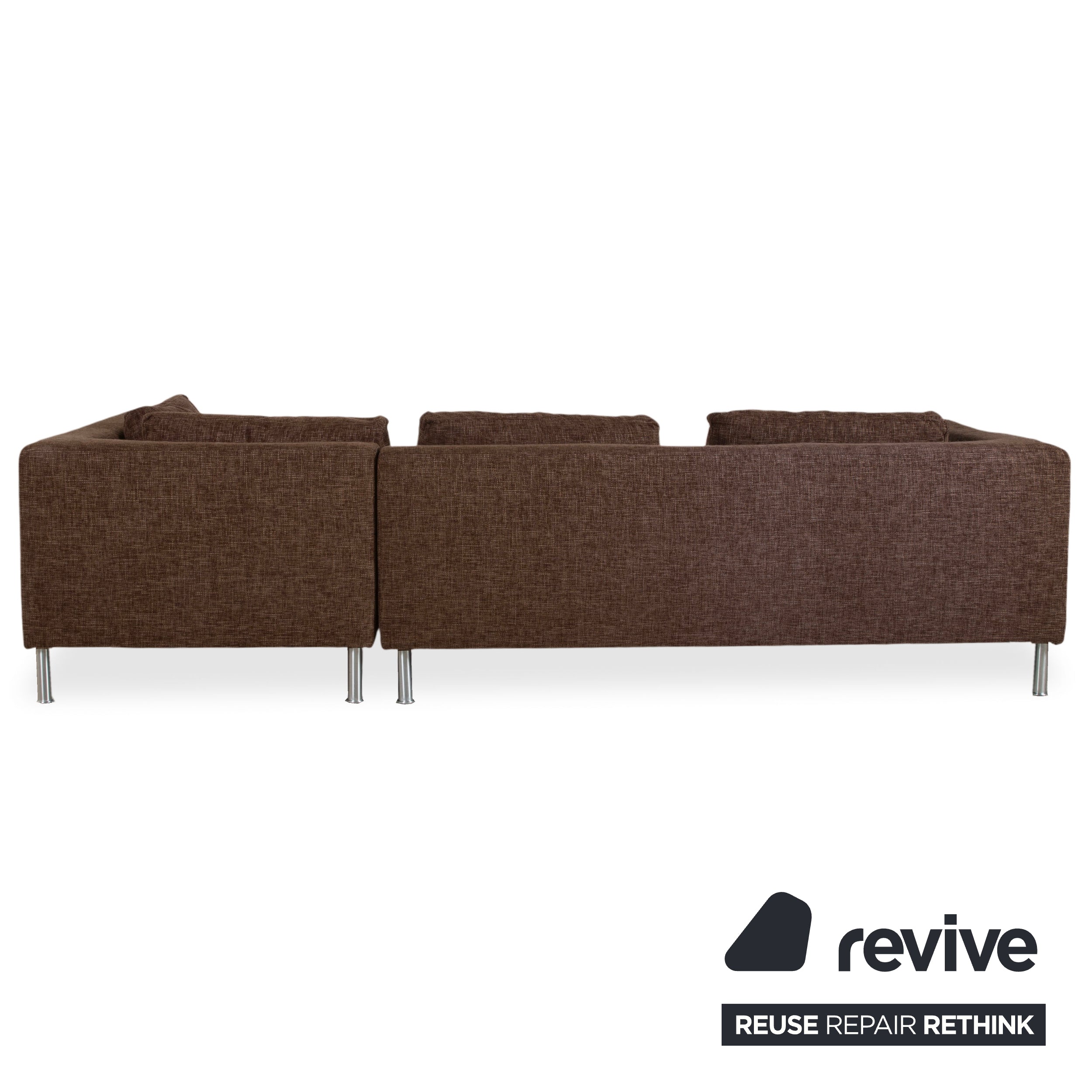 Ewald Schillig Domino Stoff Ecksofa Braun Sofa Couch
