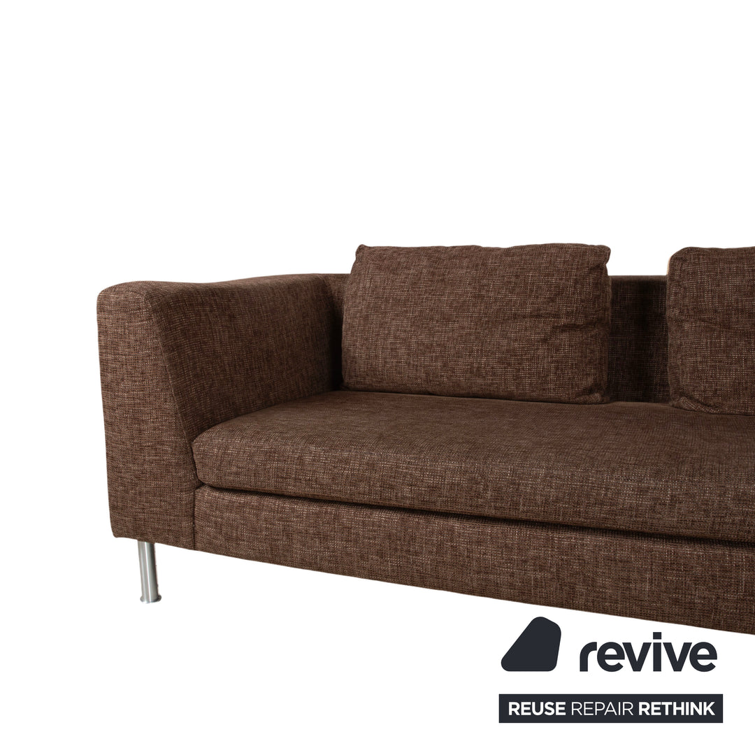 Ewald Schillig Domino Stoff Ecksofa Braun Sofa Couch