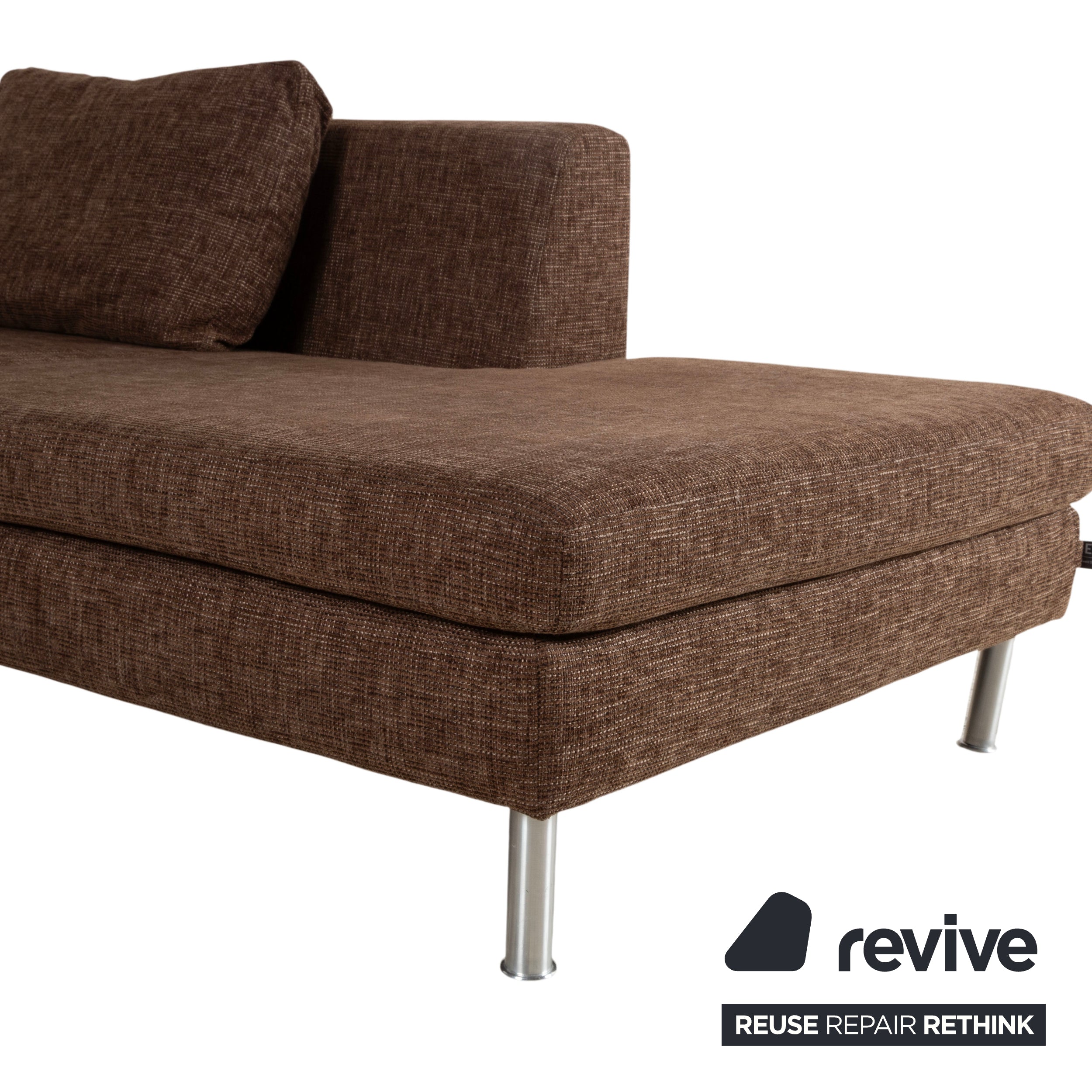 Ewald Schillig Domino Stoff Ecksofa Braun Sofa Couch
