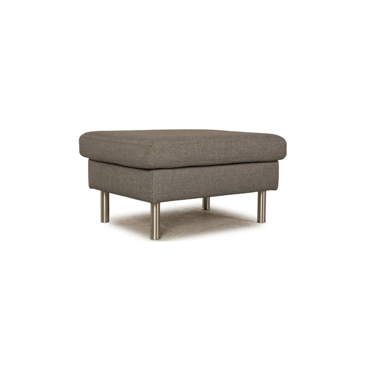 Ewald Schillig Domino fabric stool grey